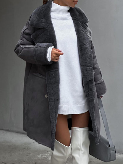 Women’s Winter Teddy Coat – Warm Oversized Plus Size Coat