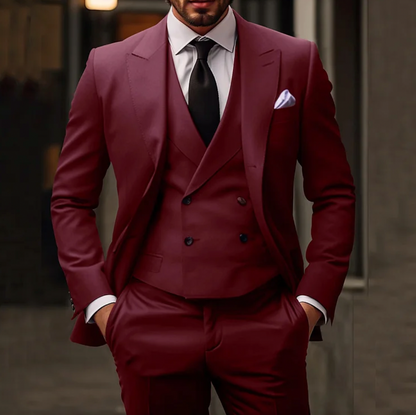 Wedding Suit Men Classic Three Piece Formal Design
