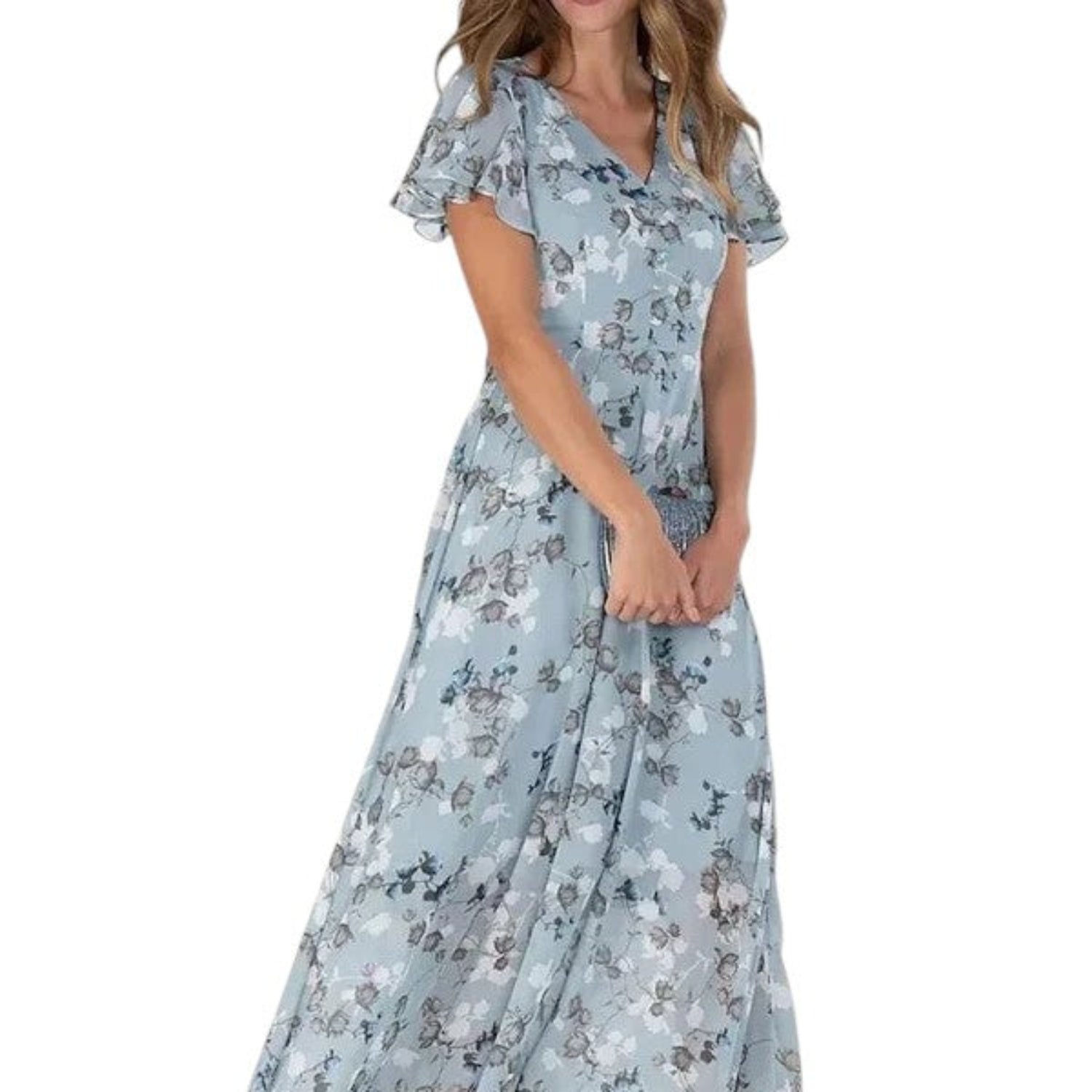 Elegant midi dress for women – tailored fit for work and special occasions