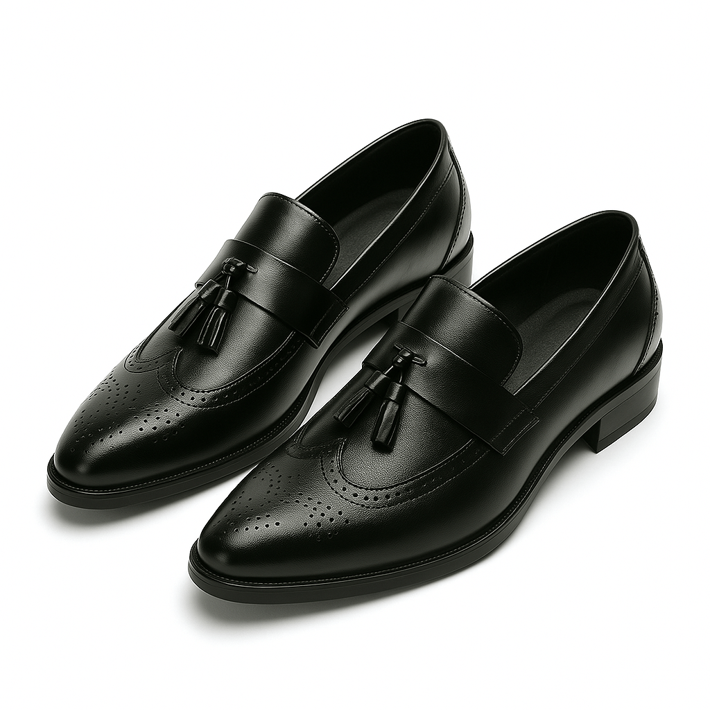 Tassel Loafers Men Classic Slip-On Dress Shoes