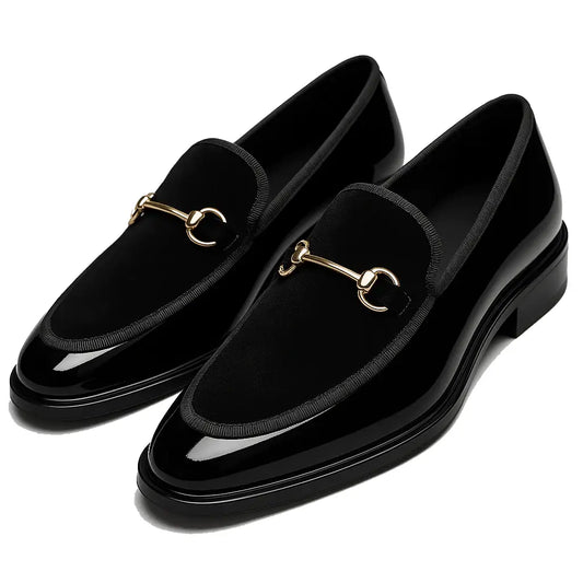 Loafers Men Leather Classic Slip-On Dress Shoes