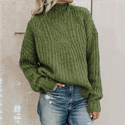 Sweater Women Modern Elegant Long Sleeve Pullover for Daily Wear