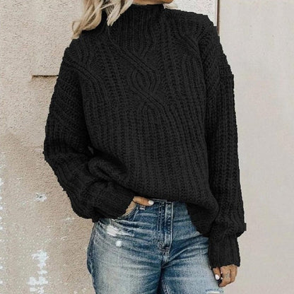 Sweater Women Modern Elegant Long Sleeve Pullover for Daily Wear