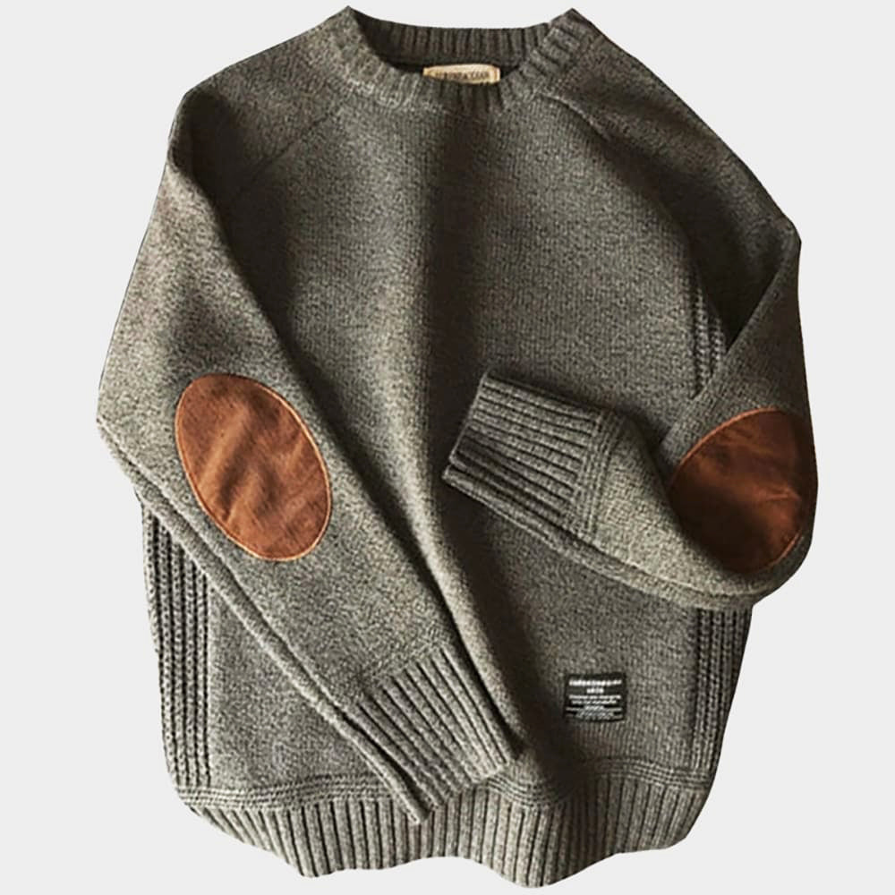 O-Neck Sweater Men Warm Stylish Winter Pullover for Everyday Use