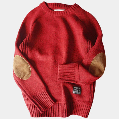 O-Neck Sweater Men Warm Stylish Winter Pullover for Everyday Use