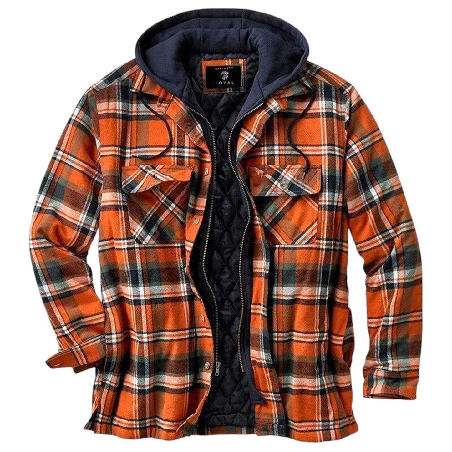 Men's casual checkered jacket