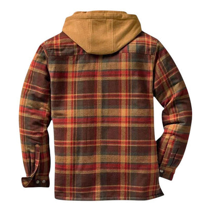 Men's casual checkered jacket