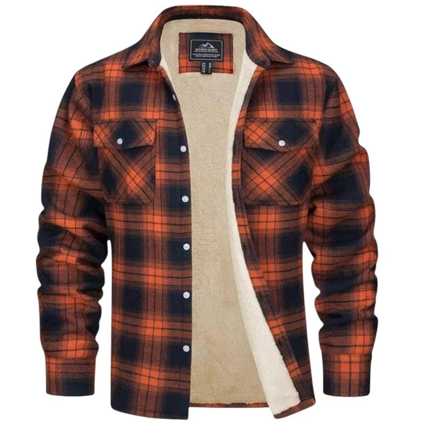 Men's casual checkered jacket