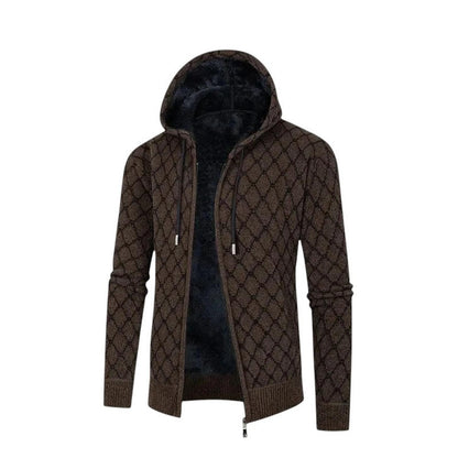 Men's casual hooded jacket