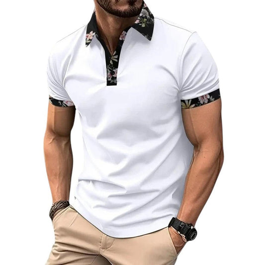 Men’s classic fit polo shirt – Breathable short sleeve casual wear