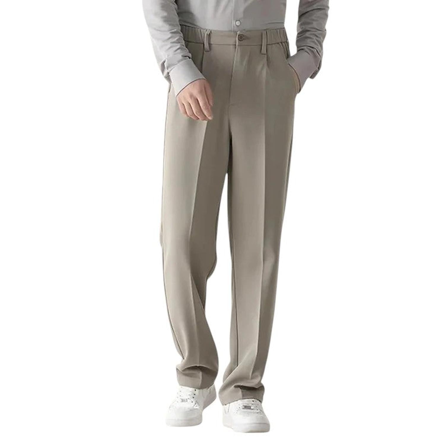 Men’s formal trousers – draped design with relaxed tailored fit