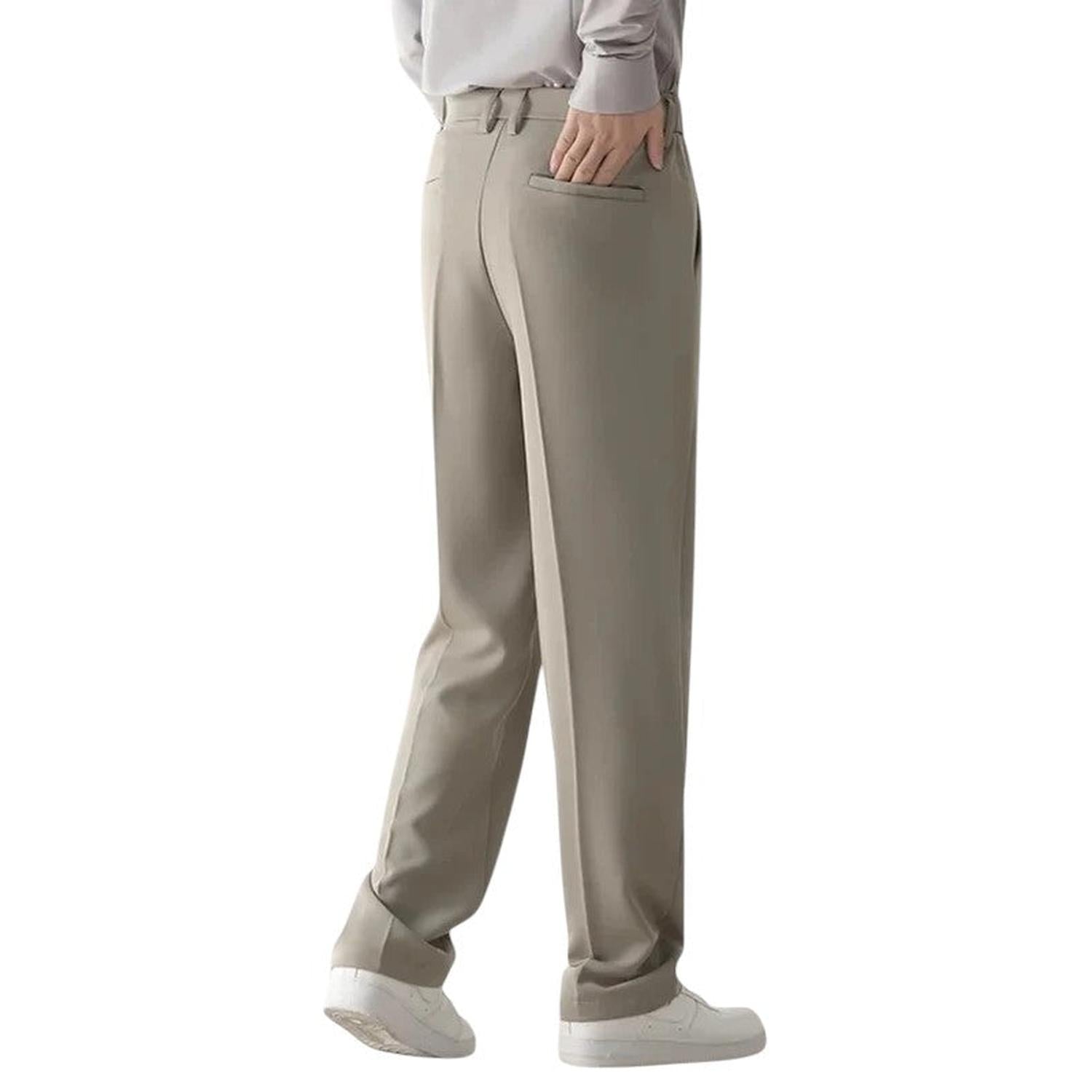 Men’s formal trousers – draped design with relaxed tailored fit