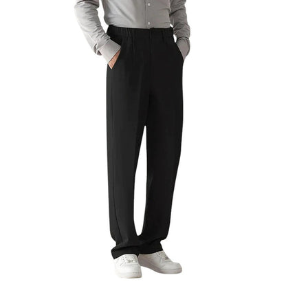 Men’s formal trousers – draped design with relaxed tailored fit