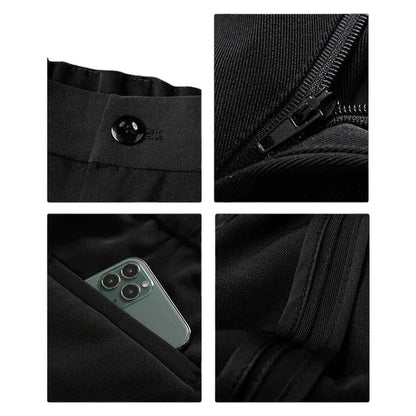 Men’s formal trousers – draped design with relaxed tailored fit