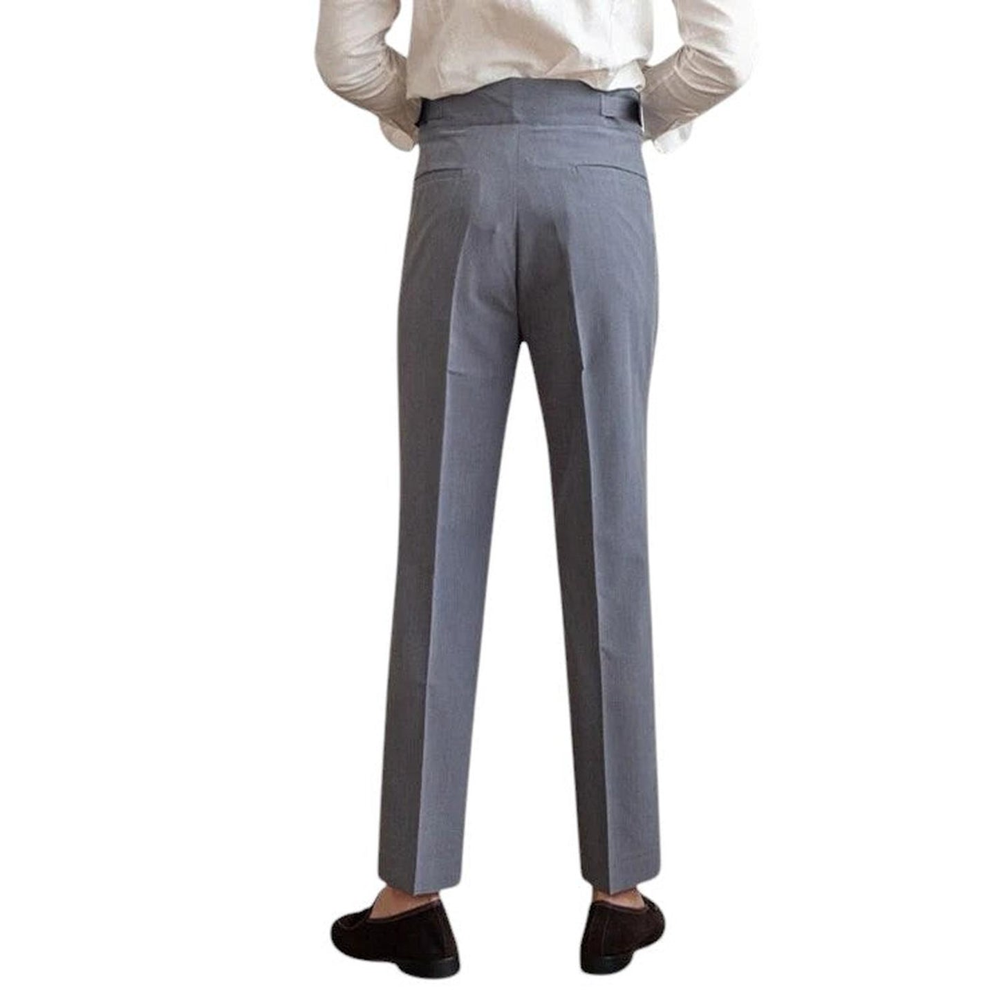 Men’s formal trousers – high-waisted with pleated front and classic fit