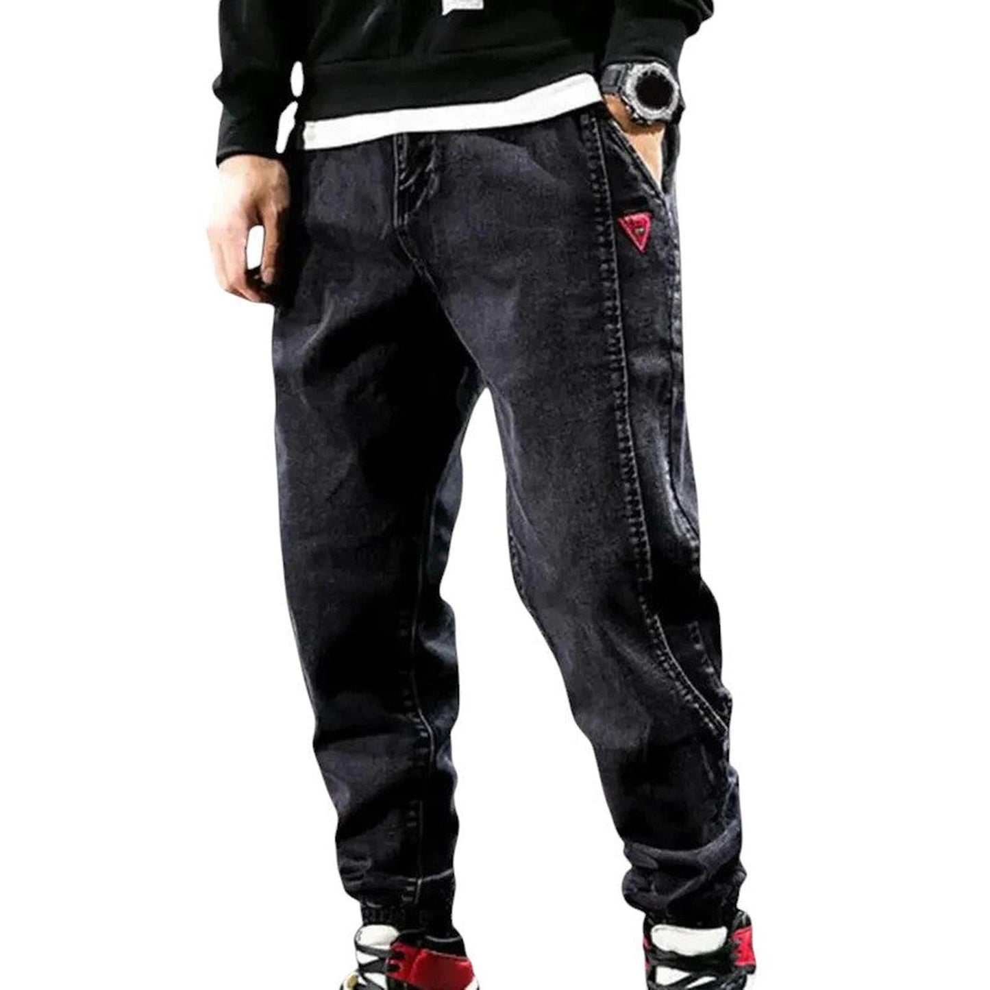 Men’s hip hop cargo trousers – relaxed fit with utility pockets