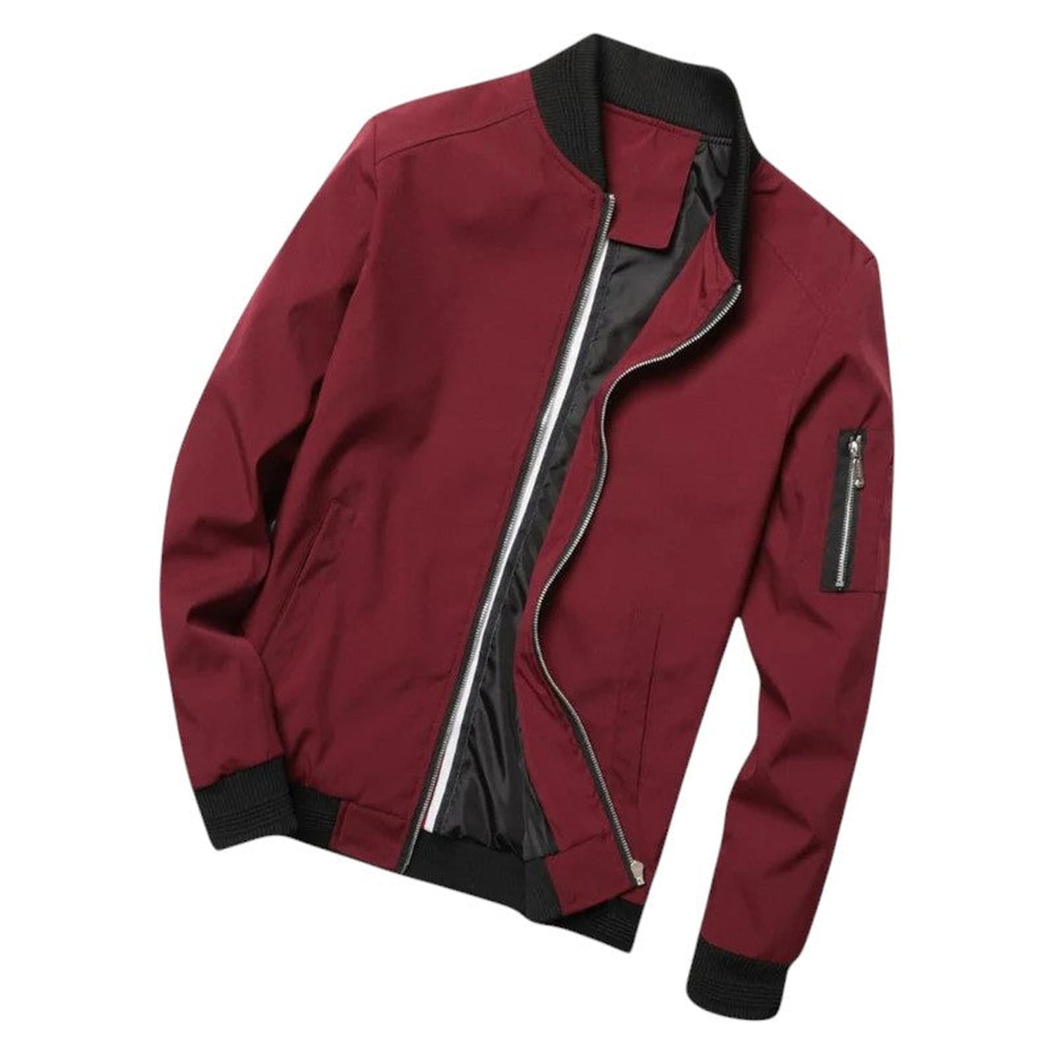 Men’s lightweight bomber jacket – All-season, breathable & everyday style