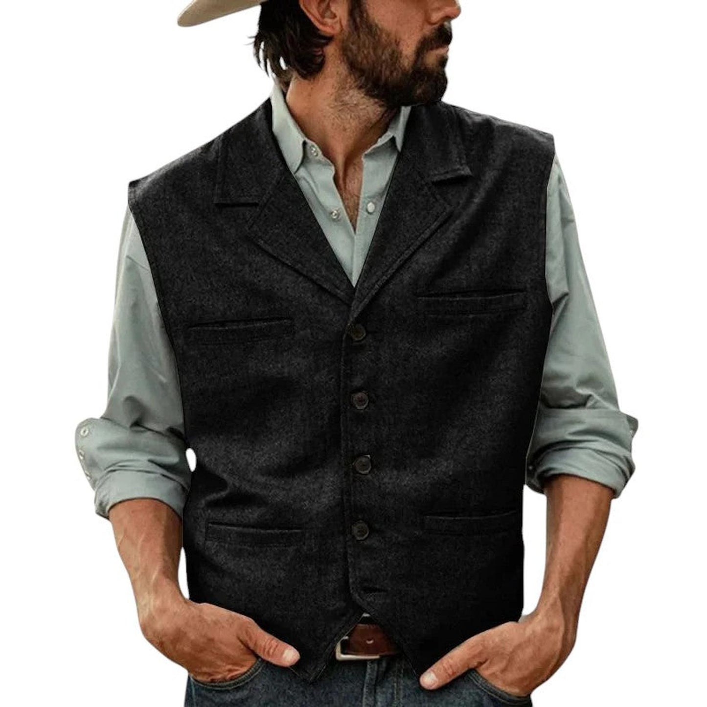 Men's vintage vow vest