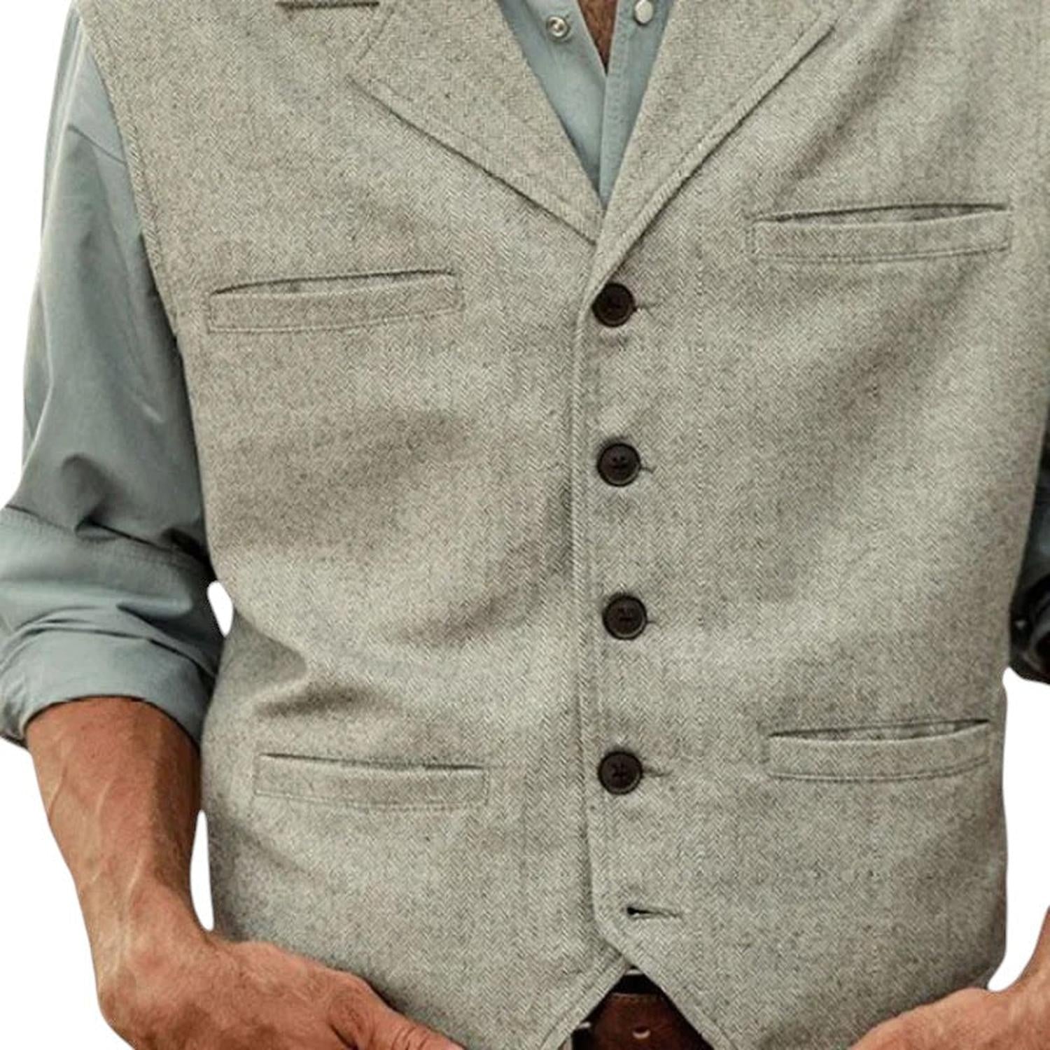 Men's vintage vow vest