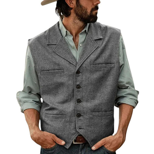 Men's vintage vow vest