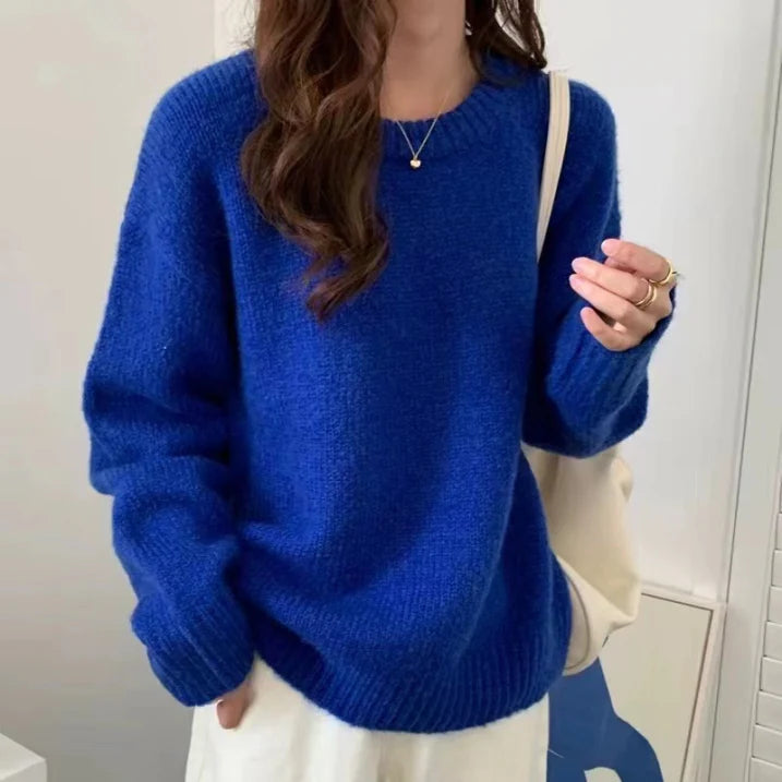 Oversized Sweater Women Modern Relaxed Long Sleeve Winter Jumper
