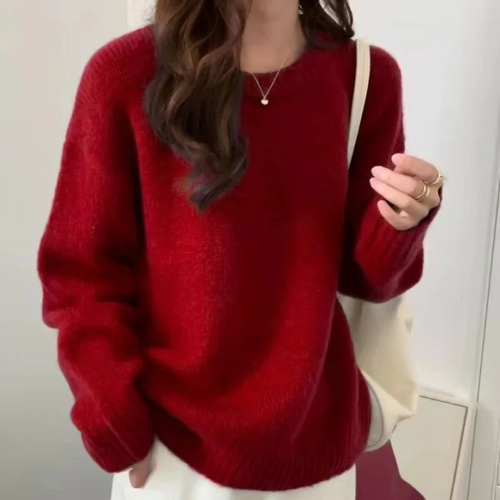 Oversized Sweater Women Modern Relaxed Long Sleeve Winter Jumper