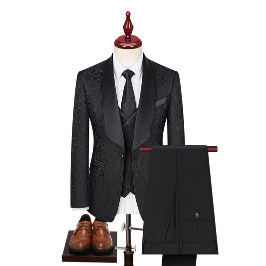 Suit Set Men Classic Fit Formal Style Timeless Appeal