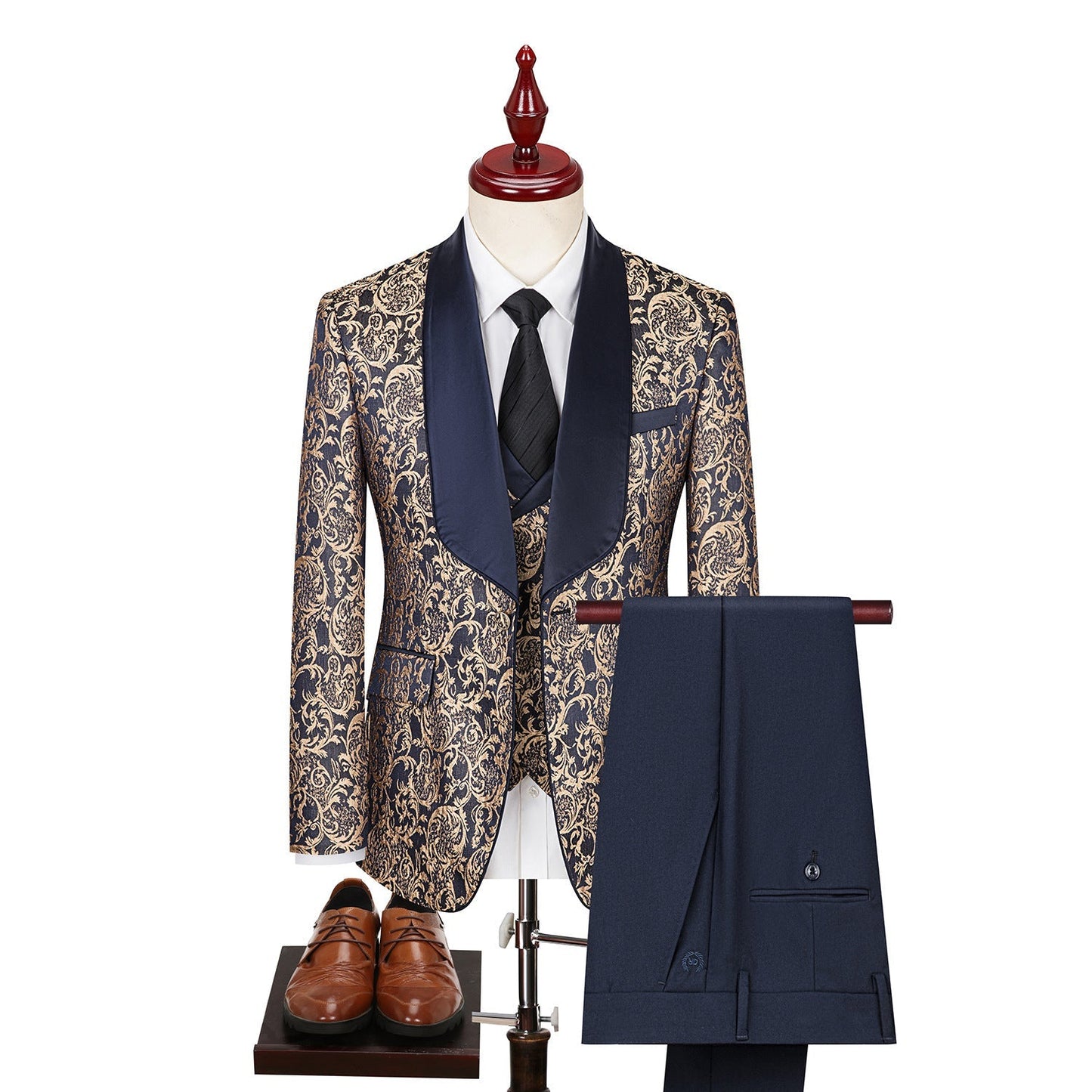 Suit Set Men Classic Fit Formal Style Timeless Appeal