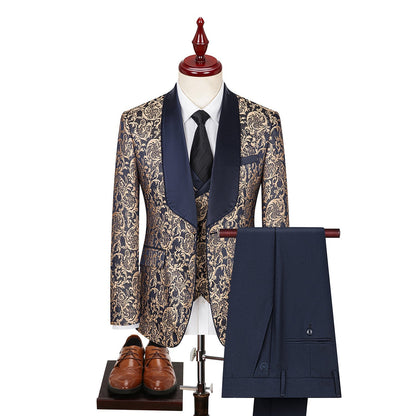 Suit Set Men Classic Fit Formal Style Timeless Appeal
