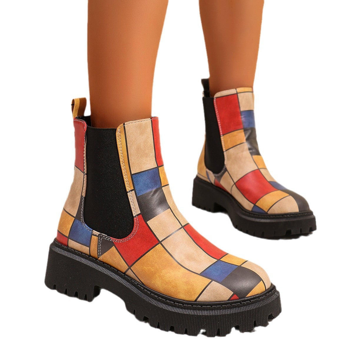 Chelsea Boots Women Ankle Length Slip Resistant Winter Wear