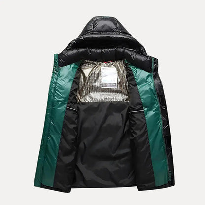 Winter Jacket Men Hooded Design for Outdoor Cold Weather