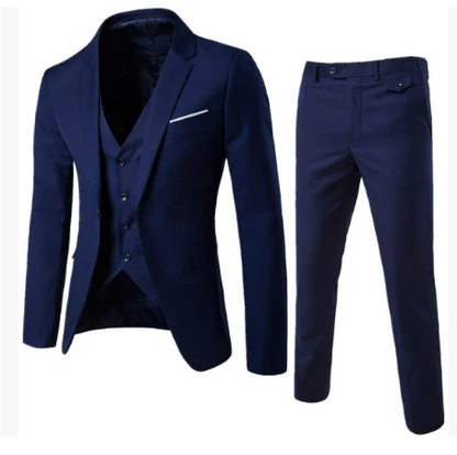 Suit Set Men Formal Slim Fit Modern Appeal