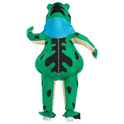 Funny inflatable frog halloween costume - unisex design