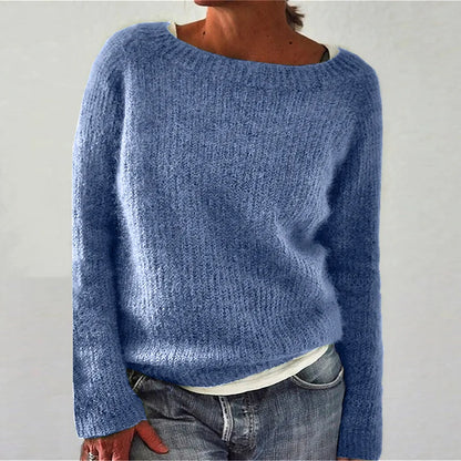 Sweater Women Warm Knitted Winter Fit Cozy Look