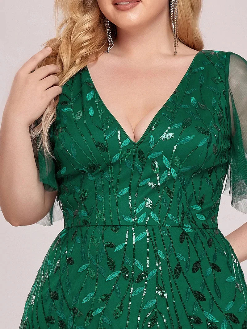 Plus Size Evening Dress – Maxi Long Dress for Women
