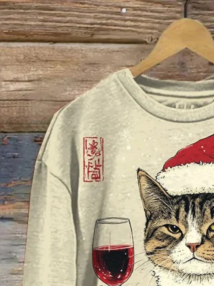 Animal Christmas Sweater Women - Oversized Jumper