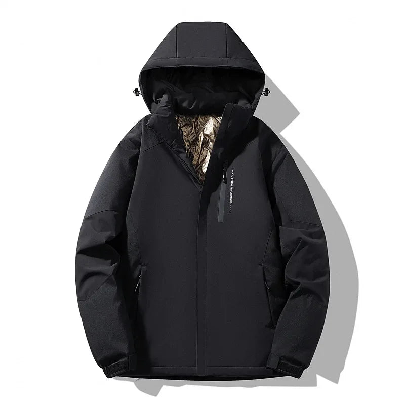 Ski Jacket Unisex Warm Relaxed Fit for Movement and Outdoor Use