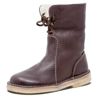 Ankle Boots Women Winter Warm Lined Boots for Cold Weather