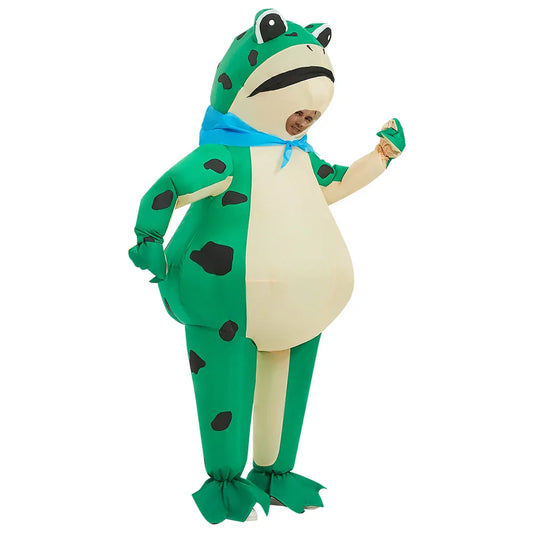 Funny inflatable frog halloween costume - unisex design