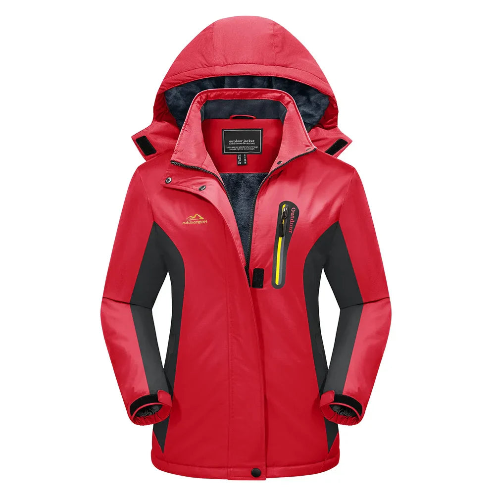 Ski Jacket Women Wide Fit Cut and Silhouette Shape Structure Form
