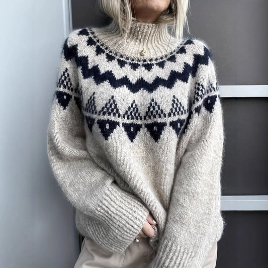 Sweater Women Turtleneck Plus Size Fit Cozy Style