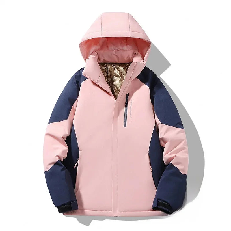Ski Jacket Unisex Warm Relaxed Fit for Movement and Outdoor Use
