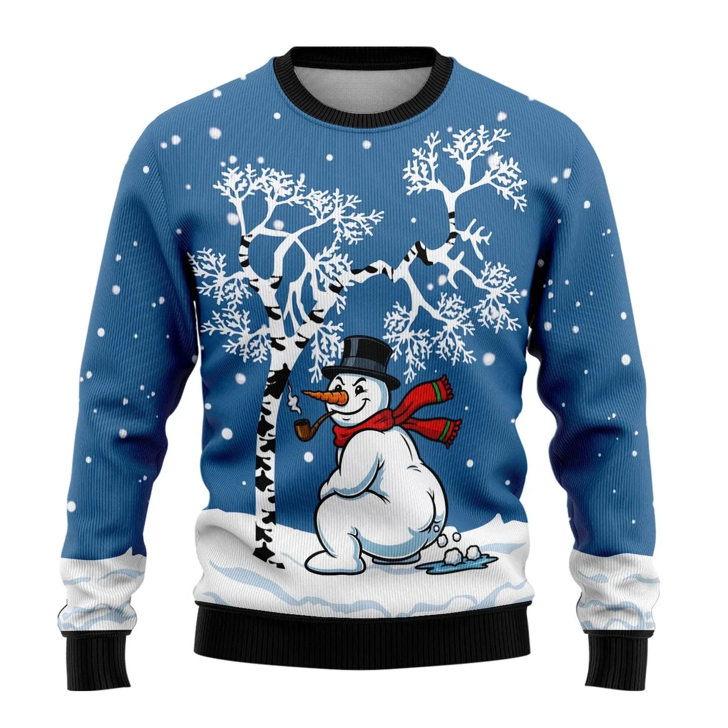 Unisex Funny Christmas Sweater - Round Neck Festive Jumper