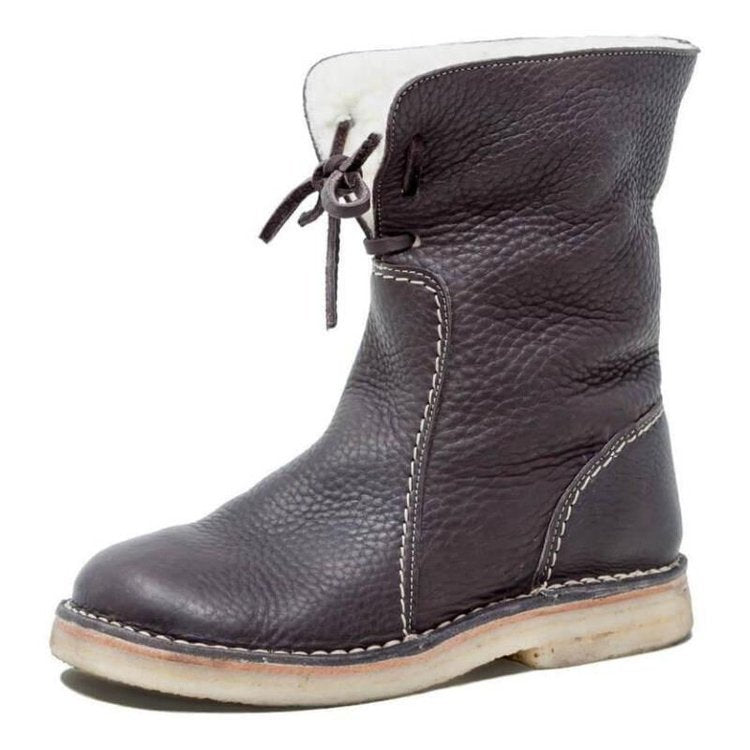 Ankle Boots Women Winter Warm Lined Boots for Cold Weather