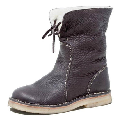 Ankle Boots Women Winter Warm Lined Boots for Cold Weather