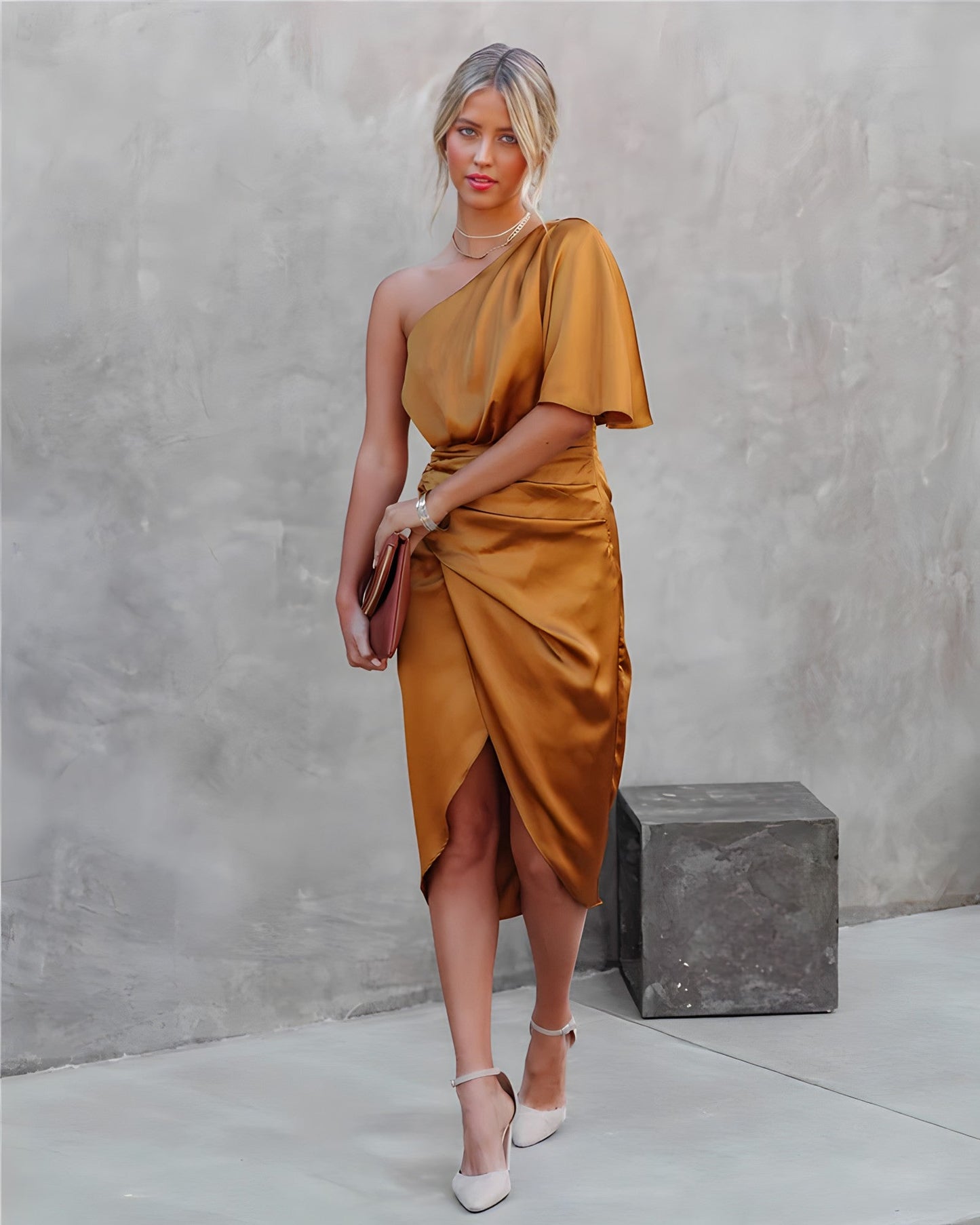 Women’s Modern Dress - Elegant Evening Dress, Stylish Outfit