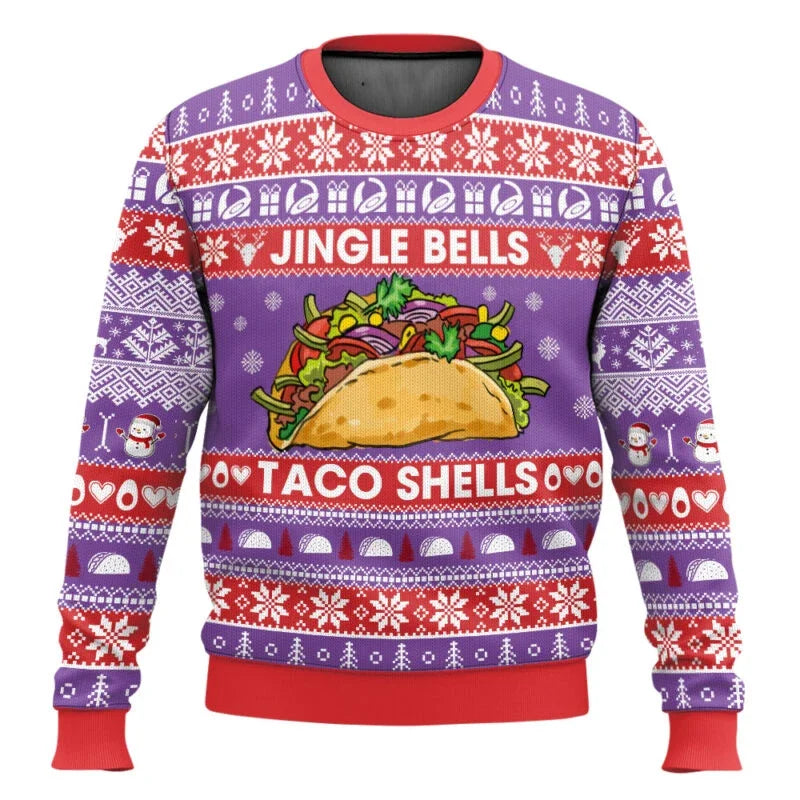 Unisex Ugly Christmas Sweater – Funny Xmas Jumper Round Neck