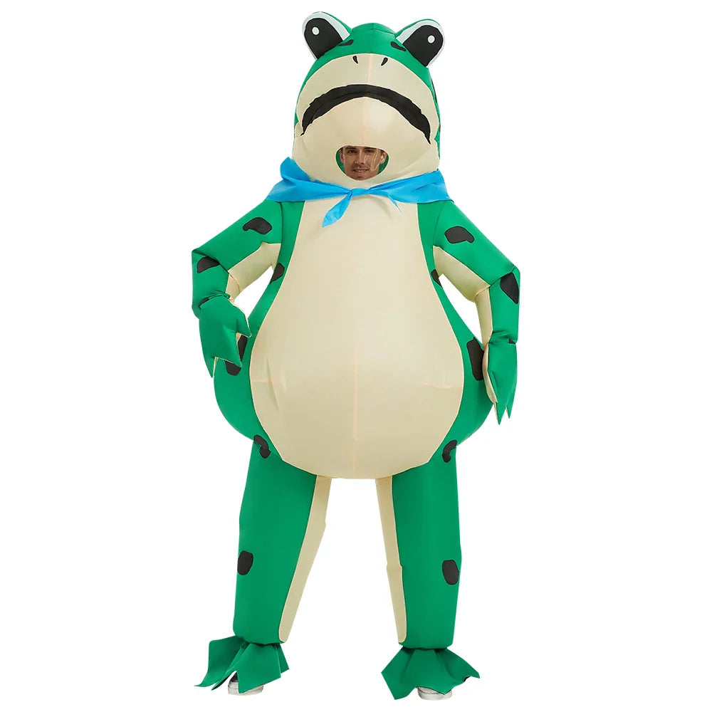 Funny inflatable frog halloween costume - unisex design