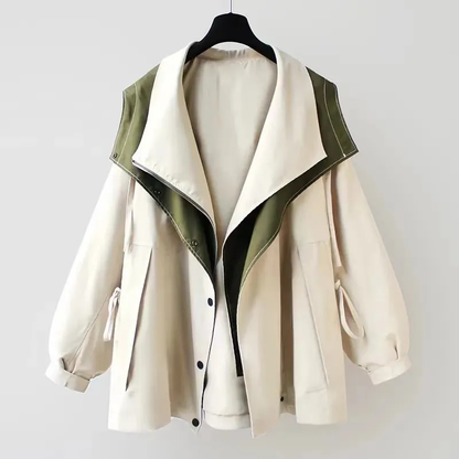 Women’s Modern Rain Jacket - Waterproof Lightweight Coat