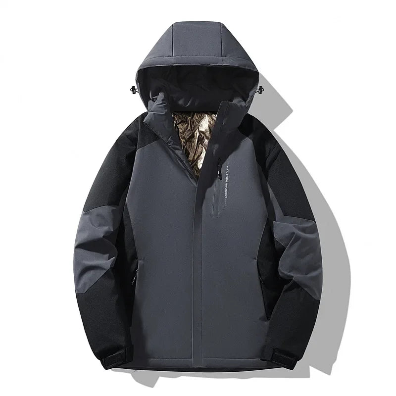 Ski Jacket Unisex Warm Relaxed Fit for Movement and Outdoor Use